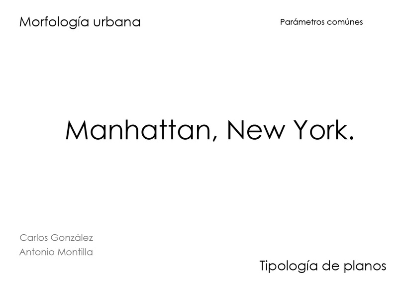 Manhattan. Morfología histórica