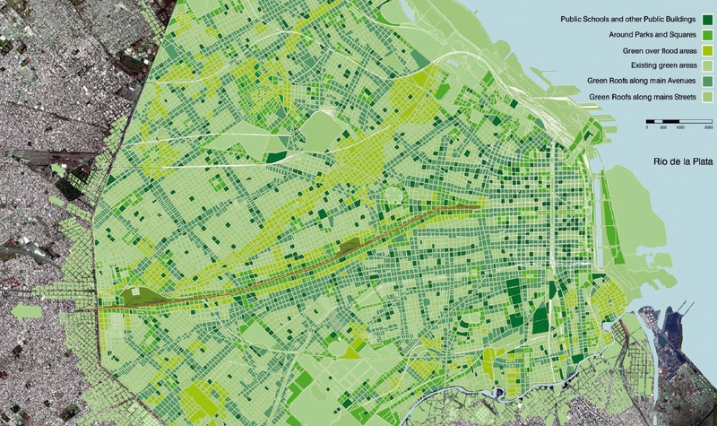Plano verde Buenos Aires