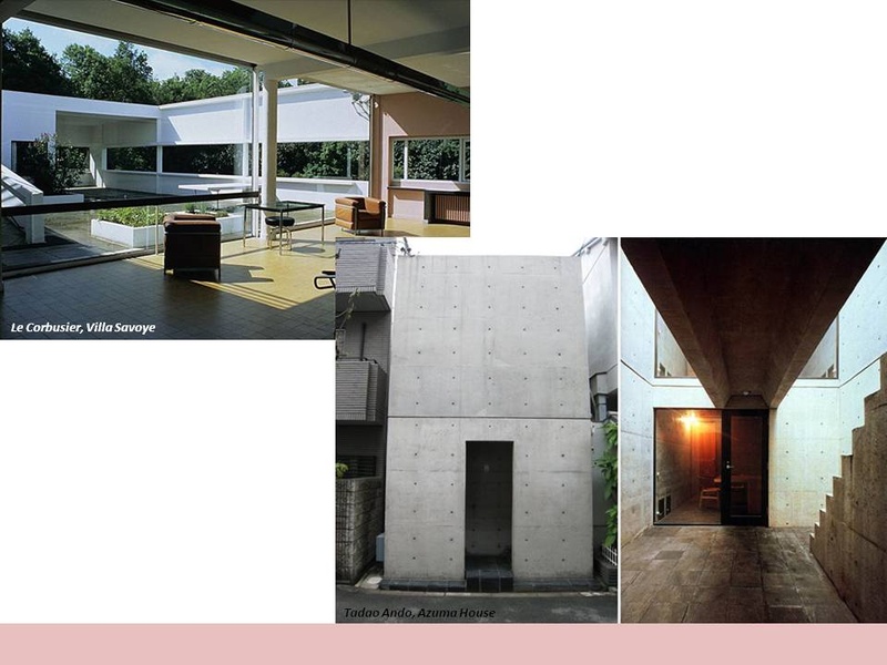Ejemplos de patios de arquitectura moderna